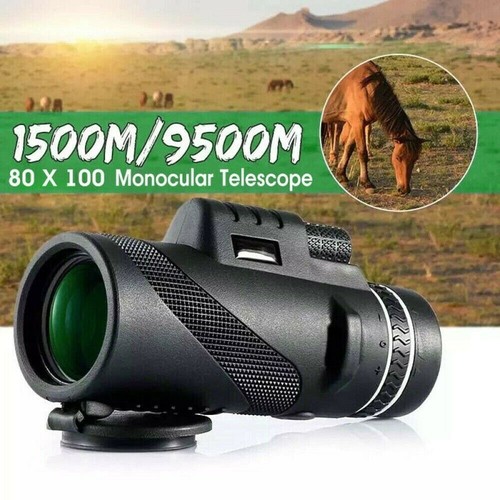 80x100 monokular teleskop - hd,