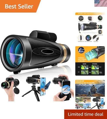 80x100 monocular telescope - hd,
