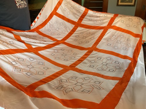 Large 100 quilt top - x, home