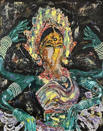 Original ölgemälde shiva - original,
