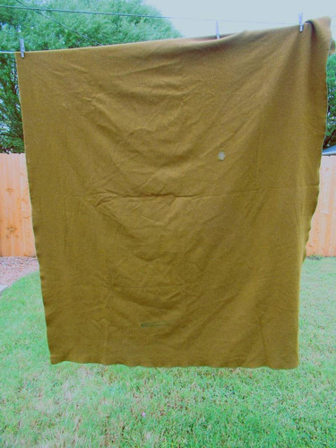 Vtg 80x100 olive green 100 - olive, 100%