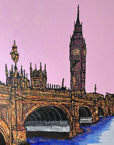Original ölgemälde london - Ölgemälde,