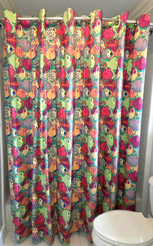 Tropical fish shower - tropical,