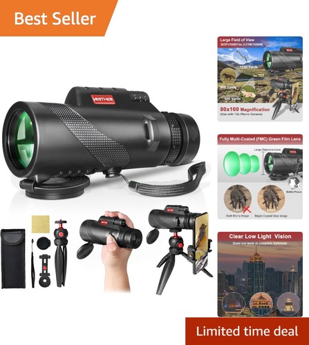 Compact 80x100 monocular with - compact,