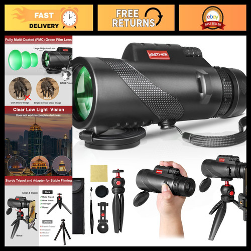 High powered 80x100 monocular - high-powered,