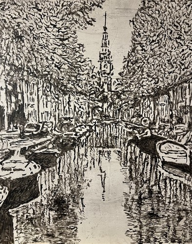 Original ölgemälde amsterdam - original,